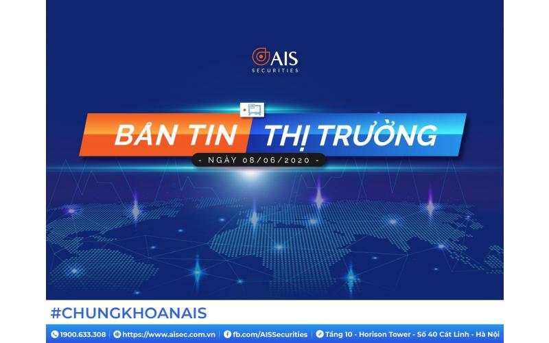 Bản tin thị trường chứng khoán 8/6/2020: Tiền vào ồ ạt, VN-Index vẫn lỗi hẹn mốc 900 điểm